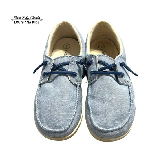 Cat & Jack Other - Cat & Jack Sz 3 Blue Boat Shoes